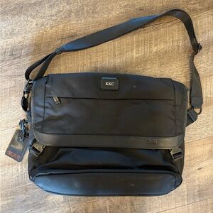 Tumi Black Messenger Bag